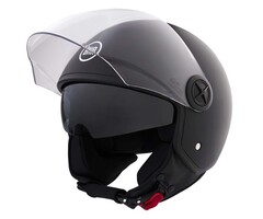 BHR 840 Dual Shield Vespa Helm Mattschwarz