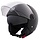 840 Dual Shield Vespa Helm Mattschwarz | ECE 22.06