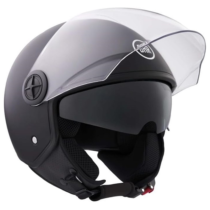 BHR 840 Dual Shield Vespa Helm Mattschwarz