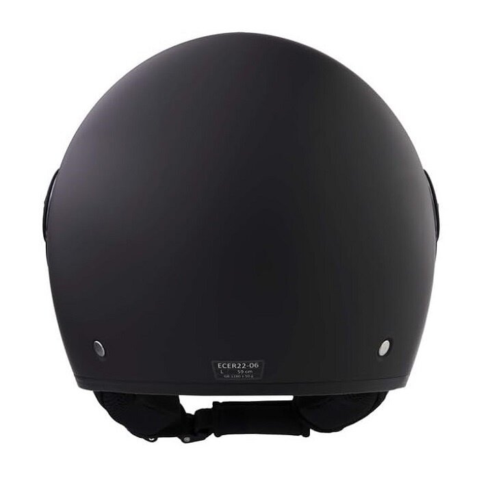 BHR 840 dual shield vespa helmet matt black | ECE 22.06