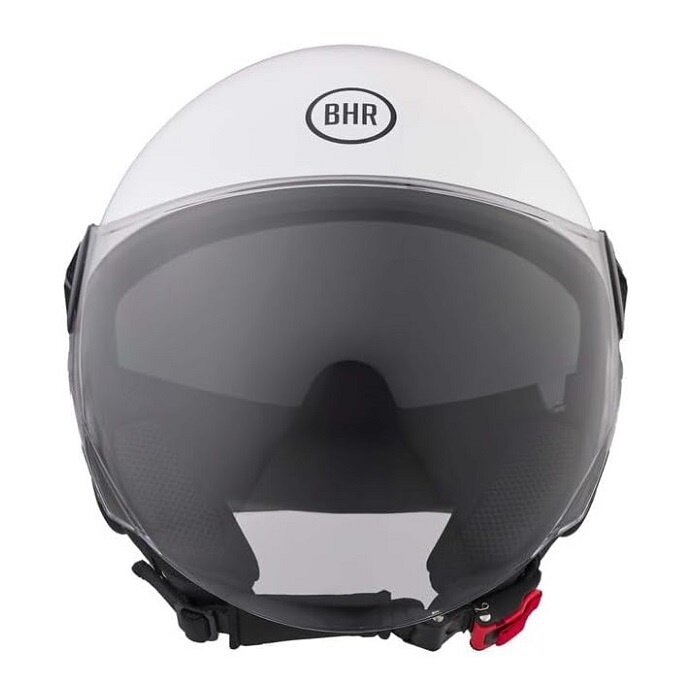 BHR 840 dual shield vespa helm glans wit