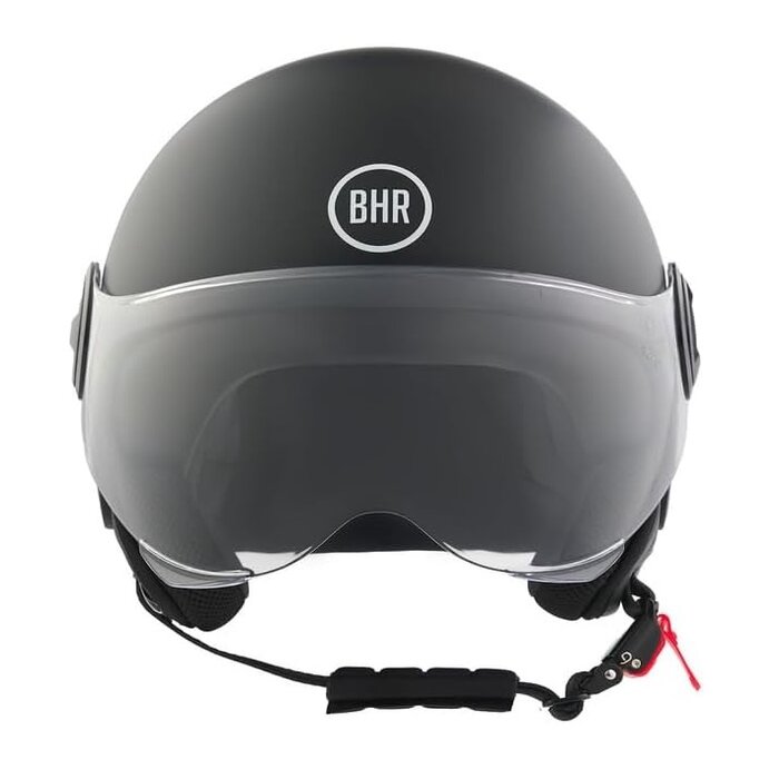 BHR 835 vespa helm mat zwart | ECE 22.06