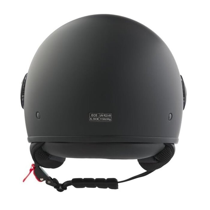 BHR 835 vespa helmet matt black  | ECE 22.06