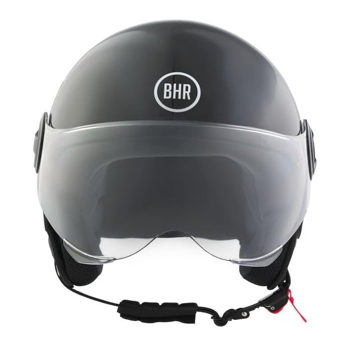 BHR 835 vespa helm glänzend schwarz | ECE 22.06