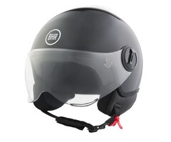 BHR 835 vespa helm glans zwart