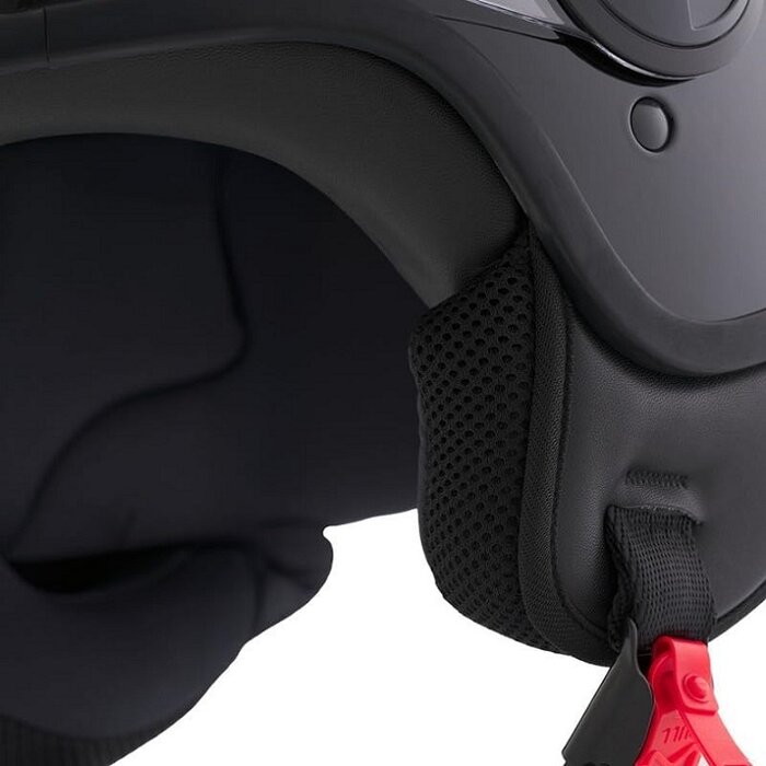 BHR 835 vespa helmet gloss black | ECE 22.06