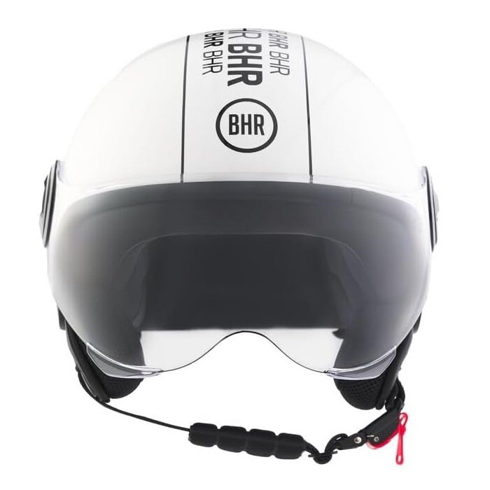 BHR 835 vespa helm wit stripe | ECE 22.06