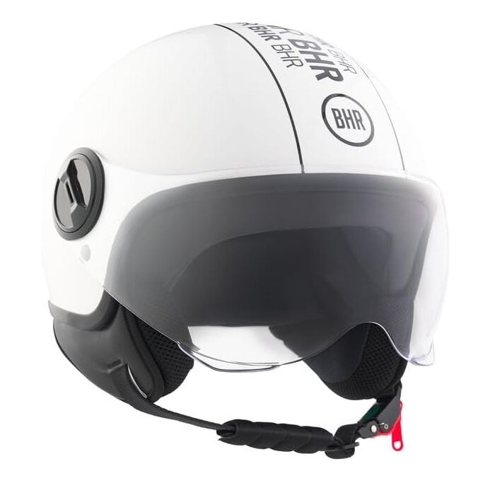 BHR 835 vespa helm wit stripe | ECE 22.06