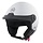 833 peak open face helmet shiny silver | ECE 22.06