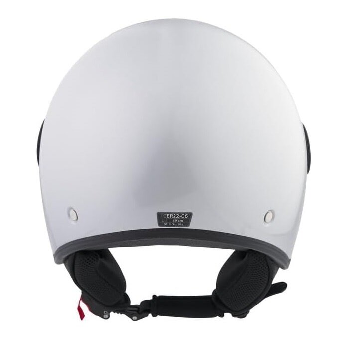 BHR 833 peak jethelm zilver glanzend | ECE 22.06