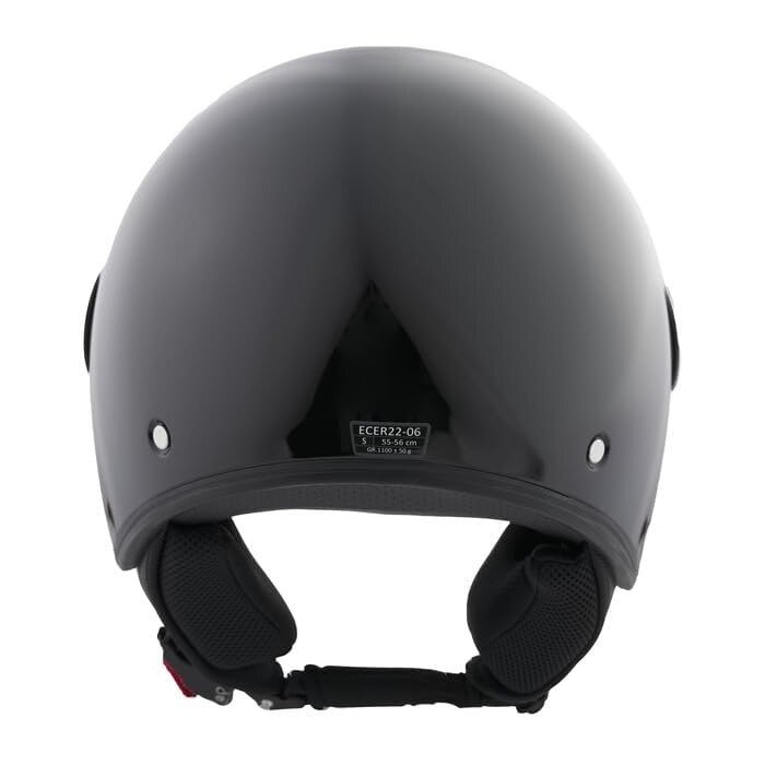 BHR 833 peak jethelm glans zwart | ECE 22.06