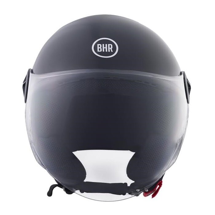 BHR 832 minimal vespa helmet gloss black | ECE 22.06
