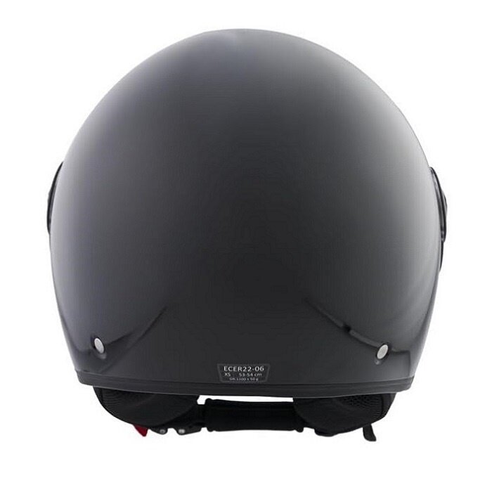 BHR 832 minimal vespa helmet gloss black | ECE 22.06