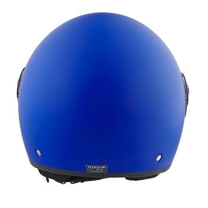 BHR 832 minimal vespa helm mat blauw | ECE 22.06