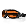 Bobster night hawk motor goggles - amber