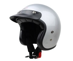 Redbike RB-720 open face helmet silver