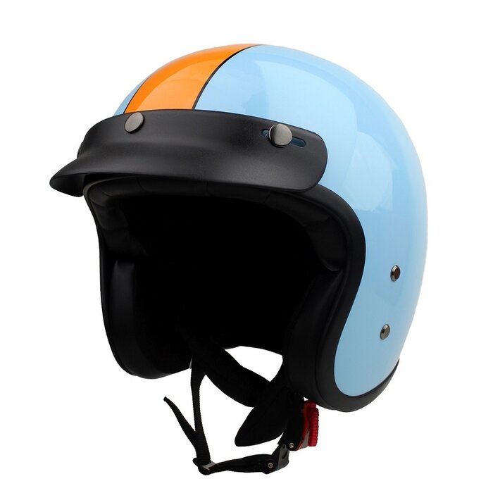 Redbike RB-801 retro jet helmet Gasoline