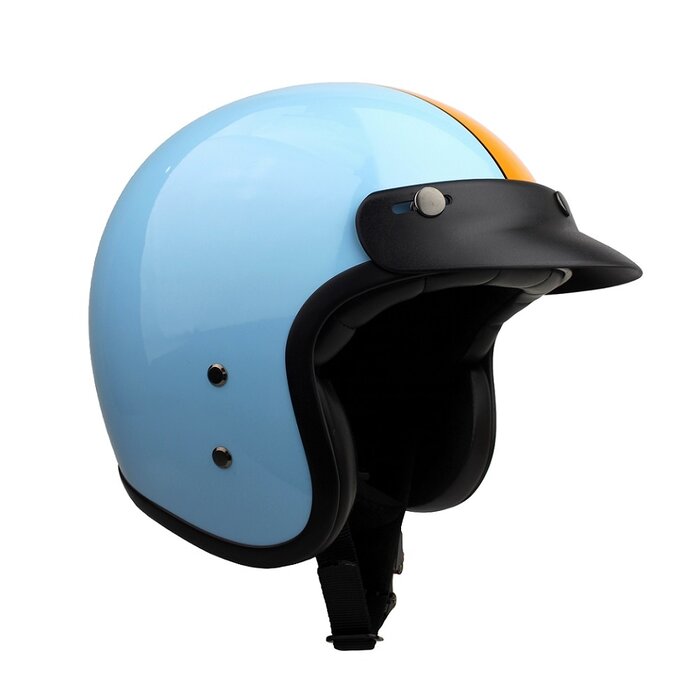 Redbike RB-801 retro jet helmet Gasoline
