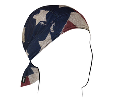 ZAN Headgear flydanna with sweatband- patriot