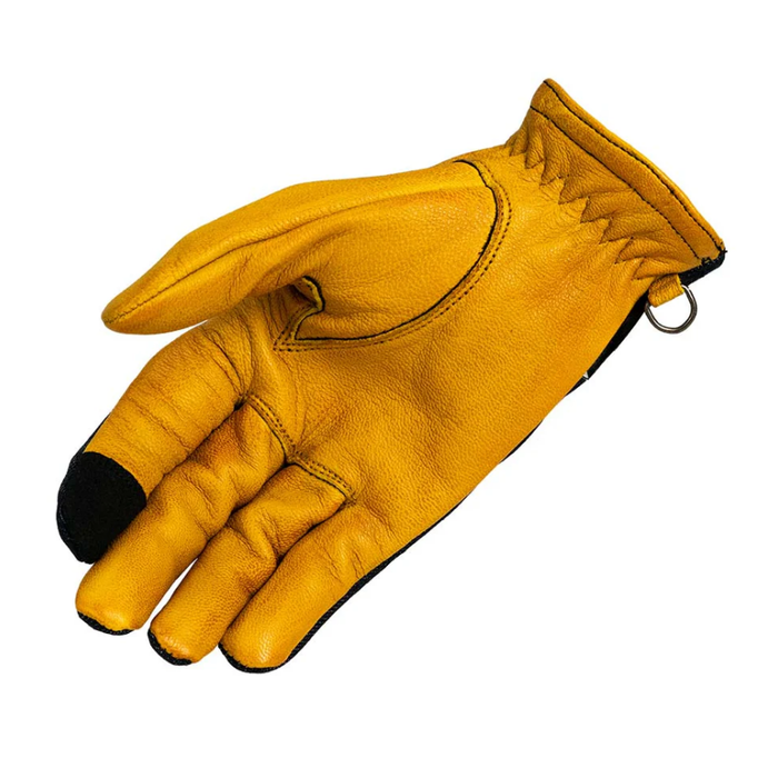Torc hollywood motor gloves denim-leather