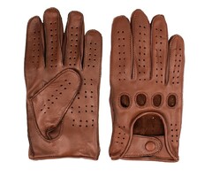 Swift Racing handschuhe Nappa Braun Leder | Outlet