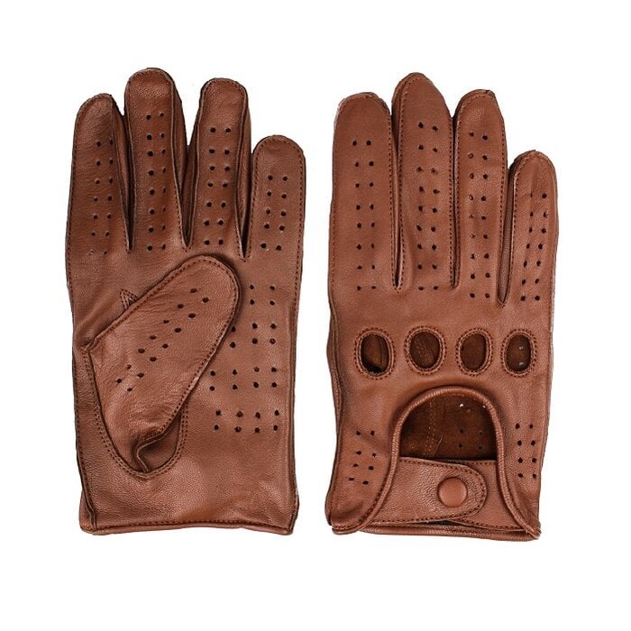 Swift Racing handschuhe Nappa Braun Leder | Outlet