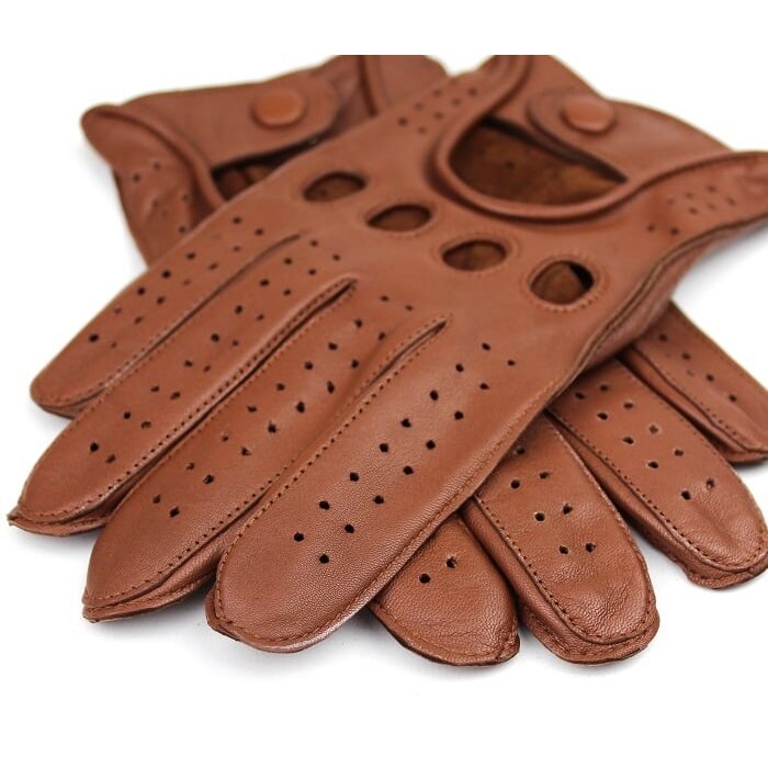 Swift Racing handschuhe Nappa Braun Leder | Outlet