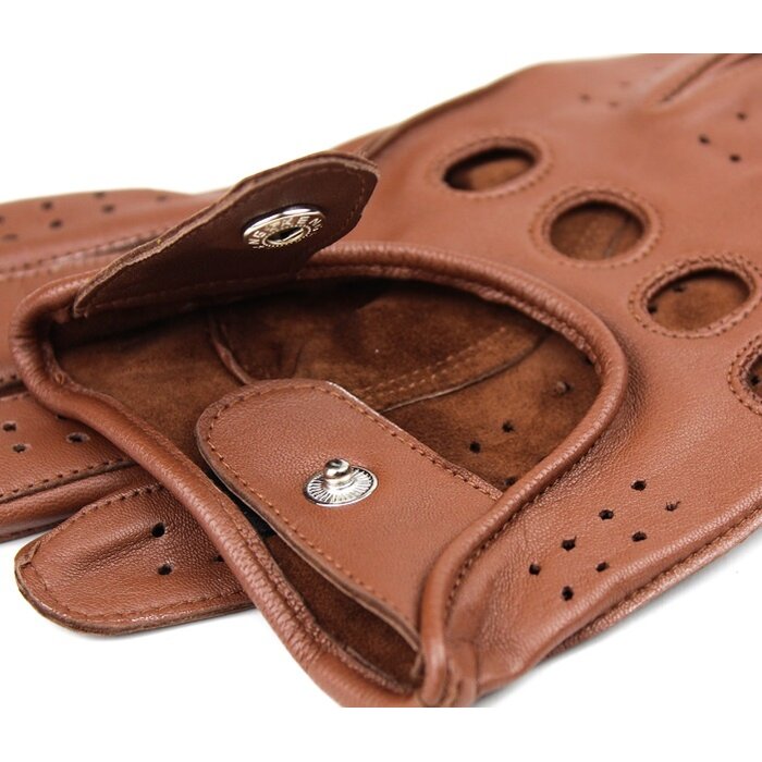 Swift Racing handschuhe Nappa Braun Leder | Outlet