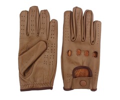 Swift Racing Autofahrer handschuhe Nappa Braun Leder