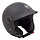 833 peak open face helmet matt black | size S