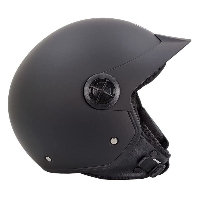 BHR 833 Peak Jethelm matt schwarz | outlet - Größe L