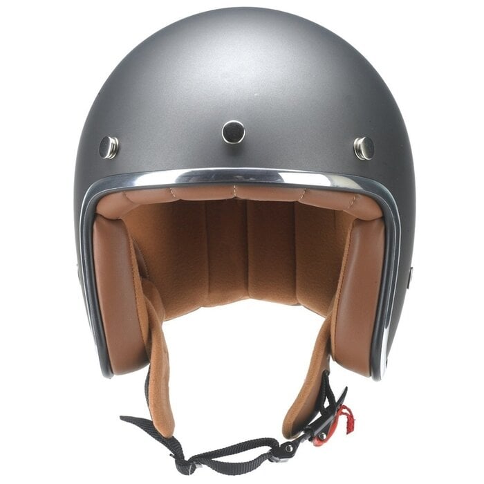 Redbike RB-756 retro jet helmet titanium | XS