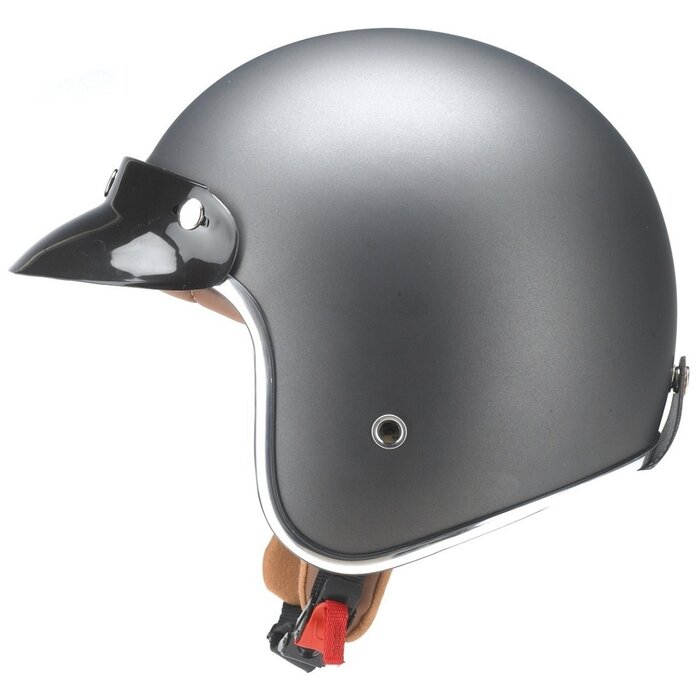 Redbike RB-756 retro jethelm titanium | XS