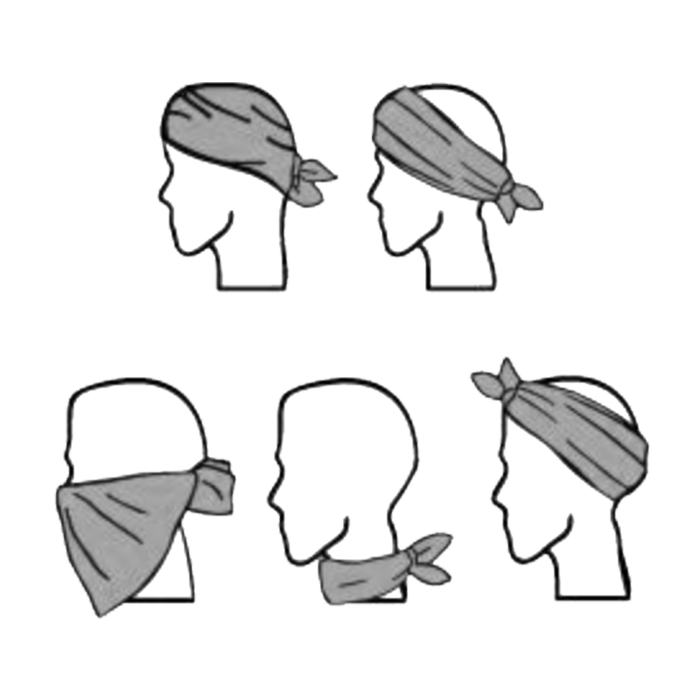 ZAN Headgear Kopftuch schwarz - outlet