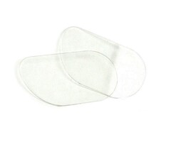 Halcyon angled spare lenses motor goggles clear glass