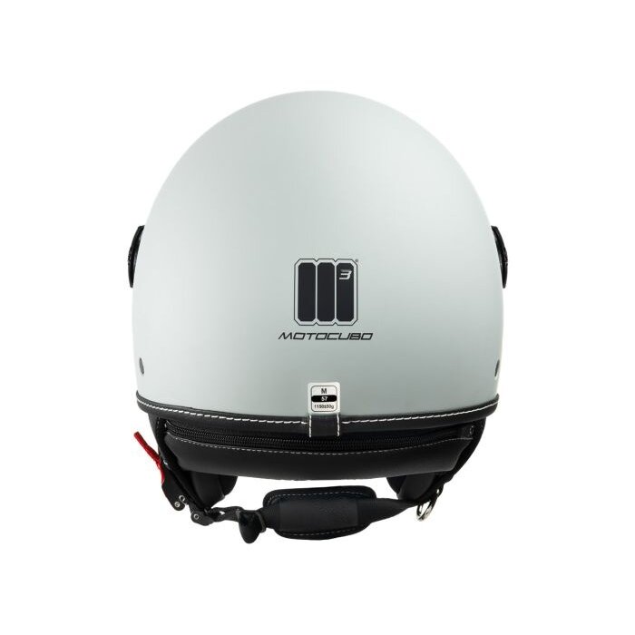 Motocubo beetle evo jet helmet | light matt grey