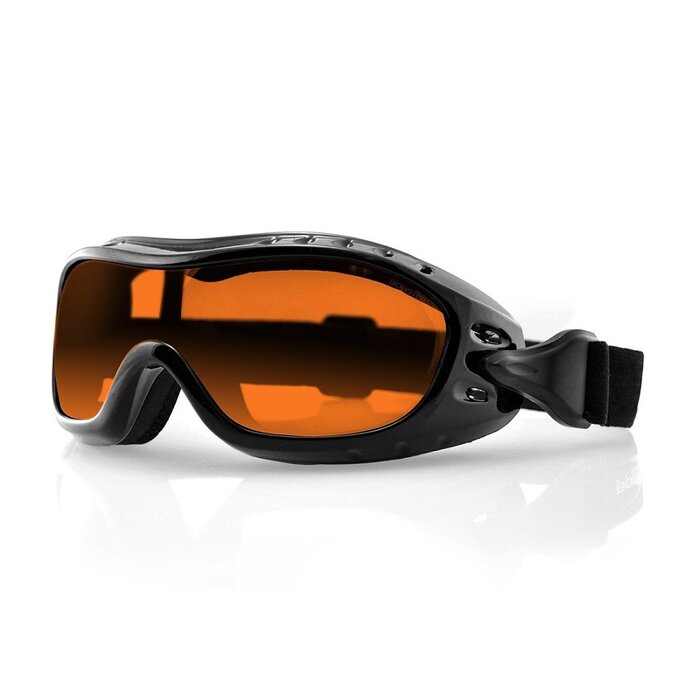 Bobster Night Hawk Motorradbrille - bernstein - outlet