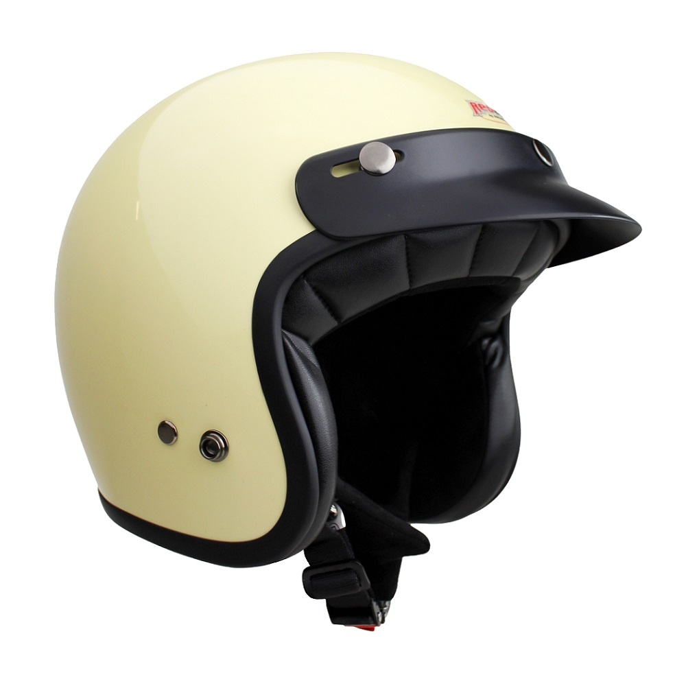 Redbike RB-720 retro jethelm ivoor wit - | outlet - maat L