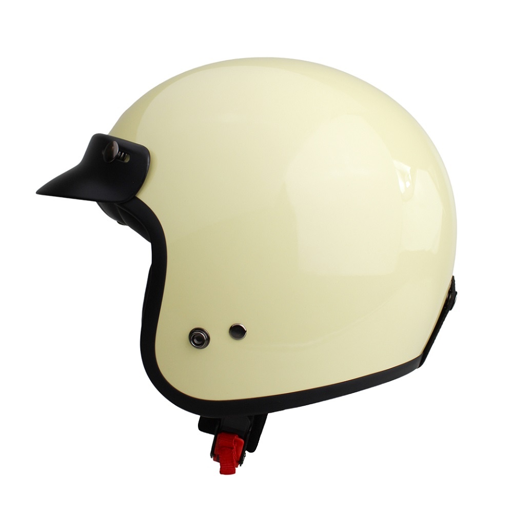 Redbike RB-720 retro jethelm ivoor wit - | outlet - maat L