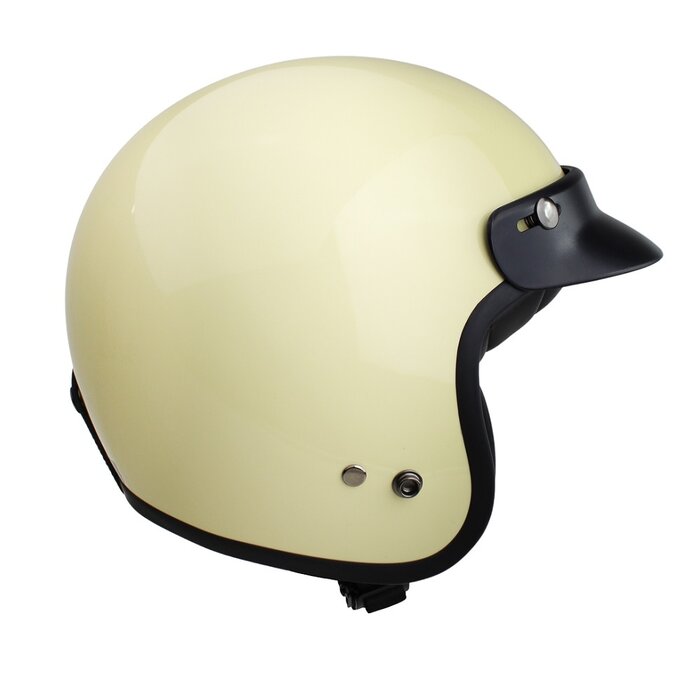 Redbike RB-720 retro jethelm ivoor wit - | outlet - maat L