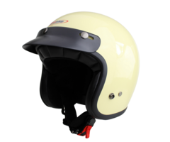 Redbike RB-720 Retro Jethelm Elfenbeinweiß | Auslauf - Größe L