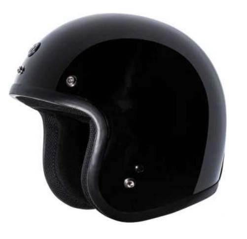 Torc T50C Jethelm glänzend Schwarz - Auslauf - Größe M