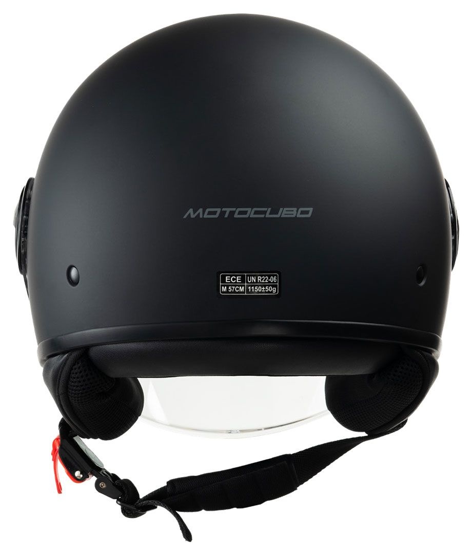 Motocubo BAT Helm | matt Schwarz