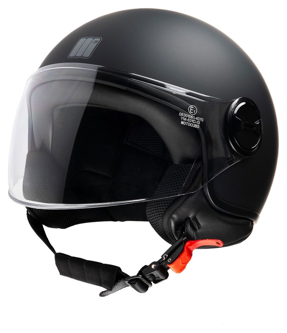 Motocubo BAT Helm | matt Schwarz