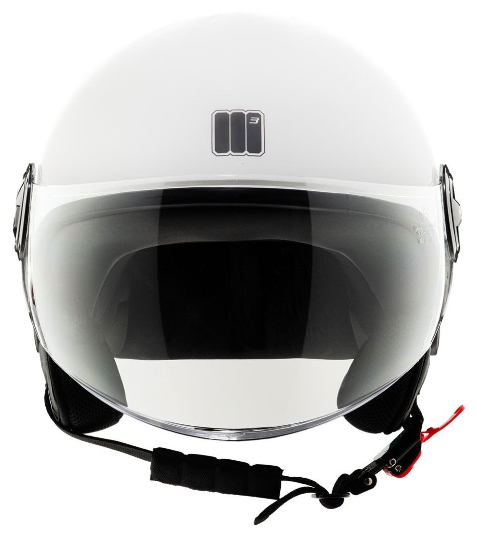 Motocubo BAT helmet | gloss white