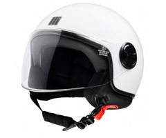 Motocubo BAT helmet | gloss white