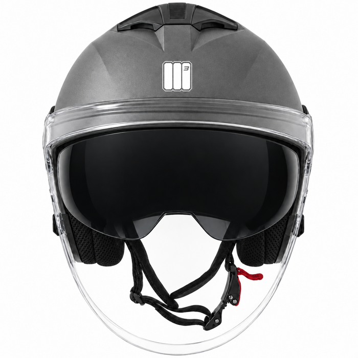 Motocubo Blade helm | nardo grijs