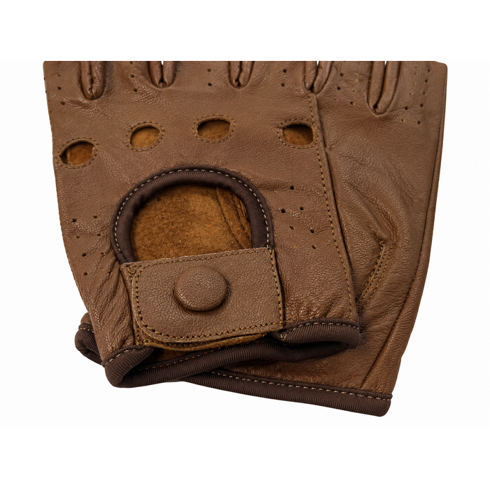 Vareno Bologna leren handschoenen walnoot bruin