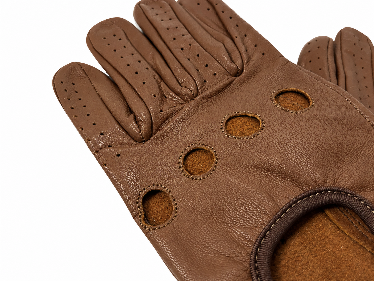 Vareno Bologna leren handschoenen walnoot bruin