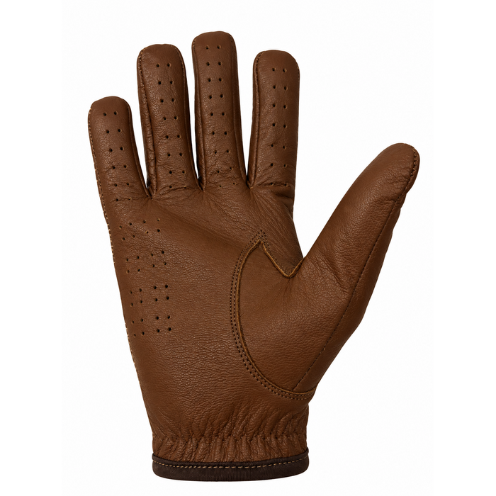 Vareno Bologna Leder Autohandschuhe Walnussbraun